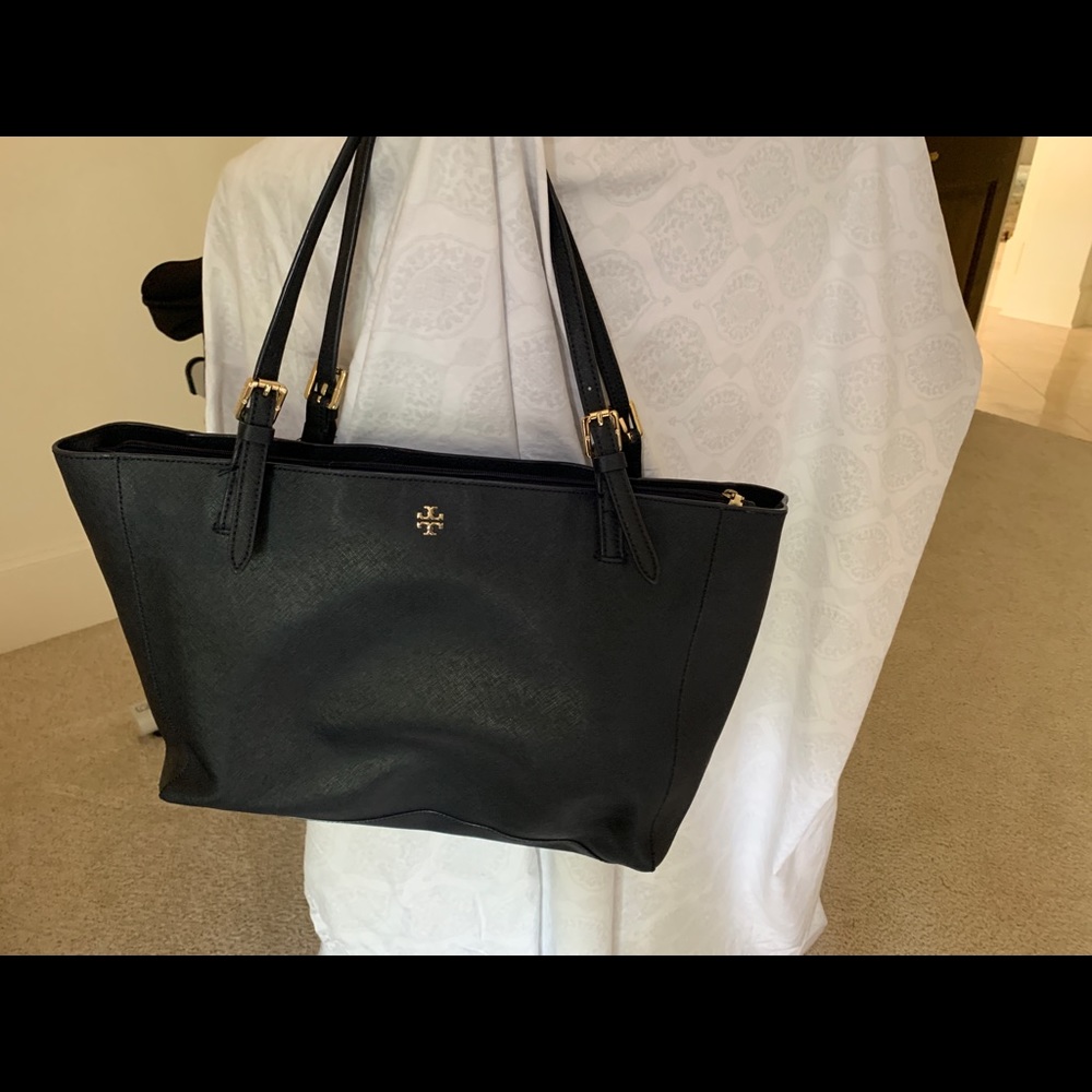 Blue Tory Burch Robinson Tote